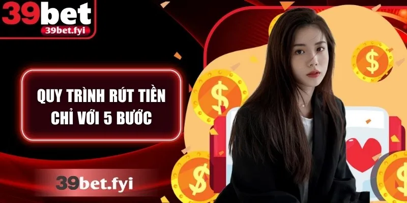 Quy trình rút tiền chỉ với 5 bước